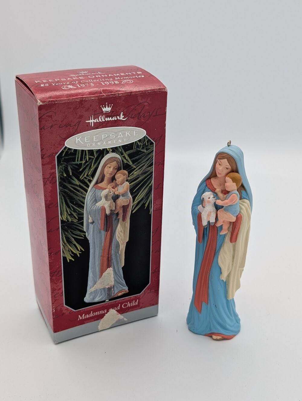 Hallmark Keepsake Ornament 1998 Madonna and Child In Original Box MIB